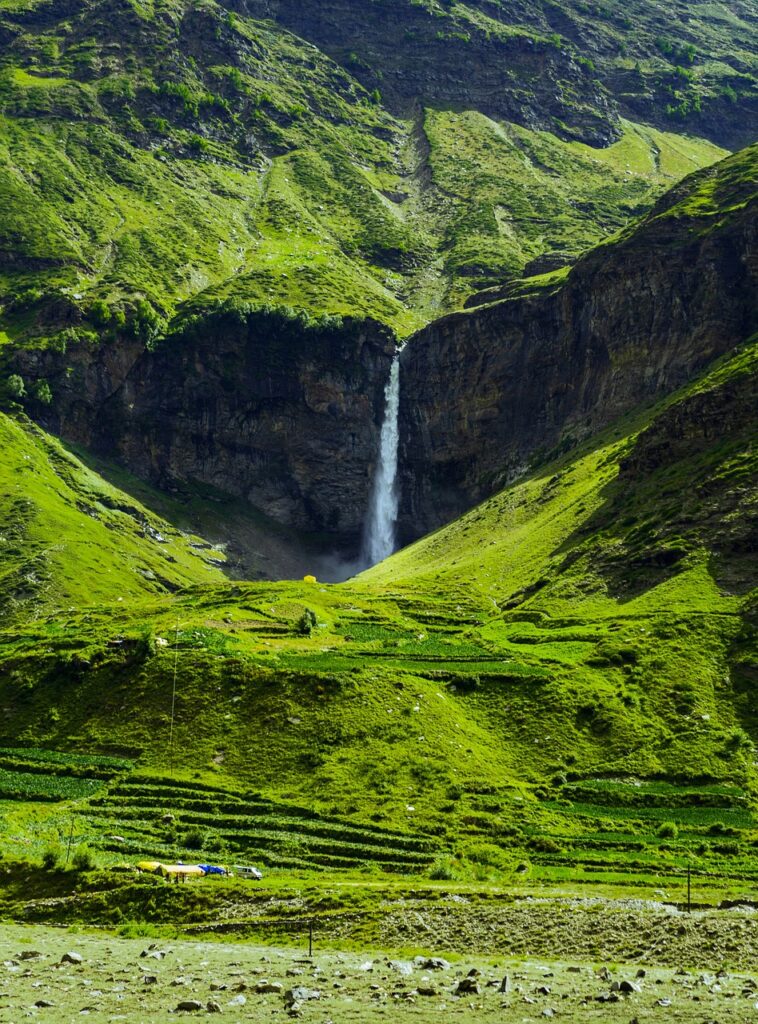 nature, waterfall, travel