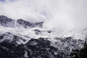 mountain, snow, mountain top