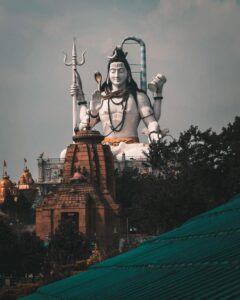 An awe-inspiring view of the Shiva statue at Siddhesvara Dham in Namchi, India.