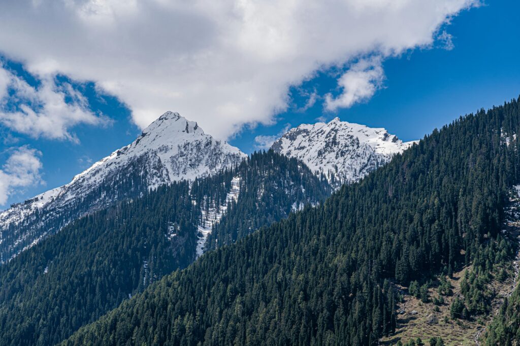 Scenic View of a Mountain Range